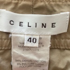 Celine khaki cargo pants